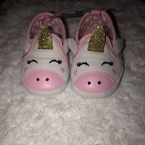 Unicorn Baby Shoes **NEVER WORN**